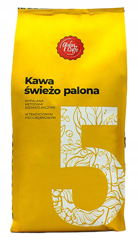 Kawa ziarnista QUBA CAFFE No. 5 - 1kg – Doskonały wybór dla miłośników kawy
