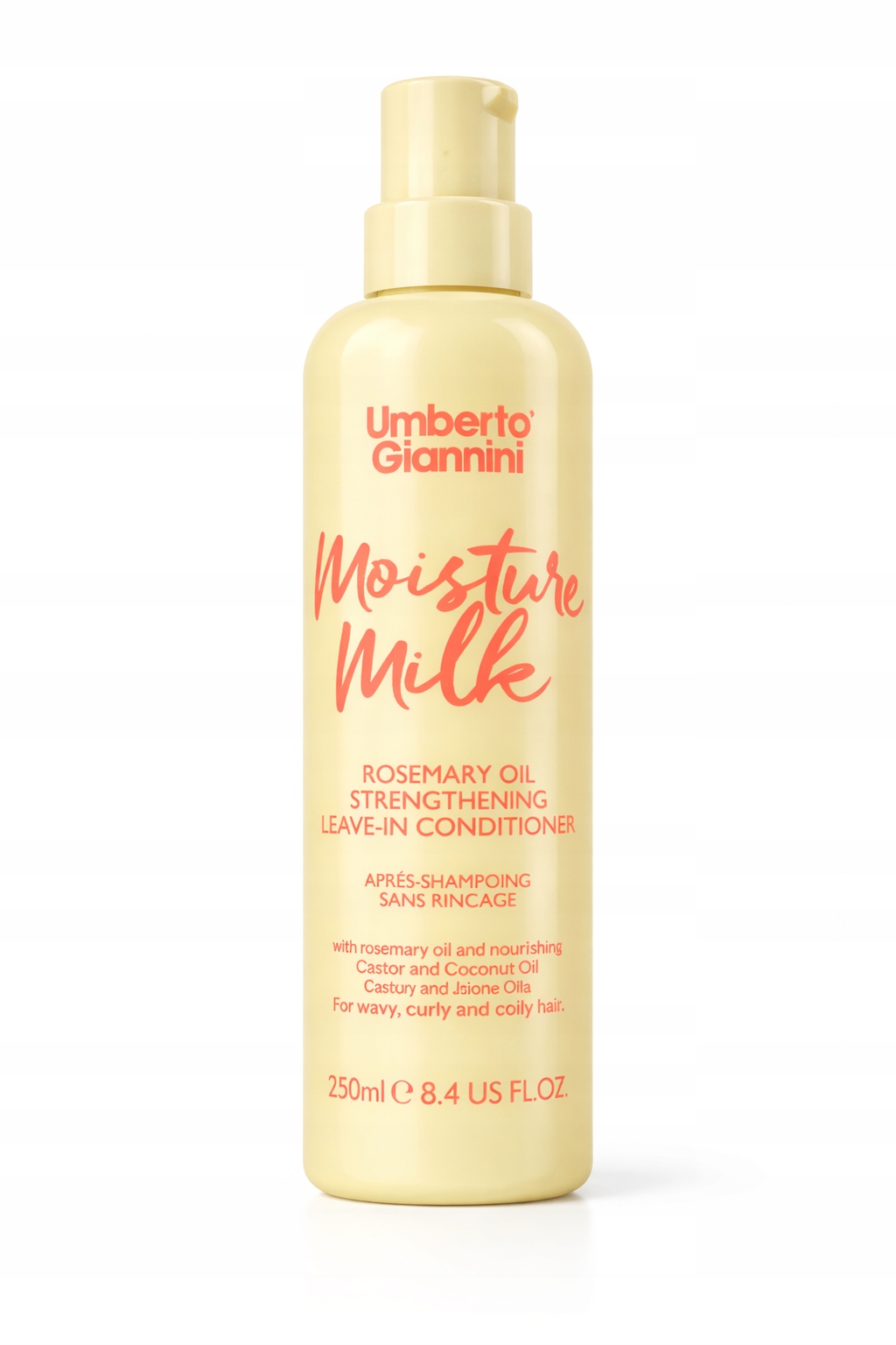 Umberto Giannini Moisture Milk – Odżywka bez spłukiwania dla zdrowych i pięknych włosów