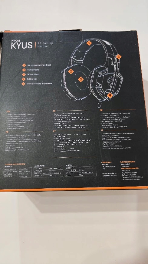 Długość kabla 2,2 m – swoboda ruchów podczas gry