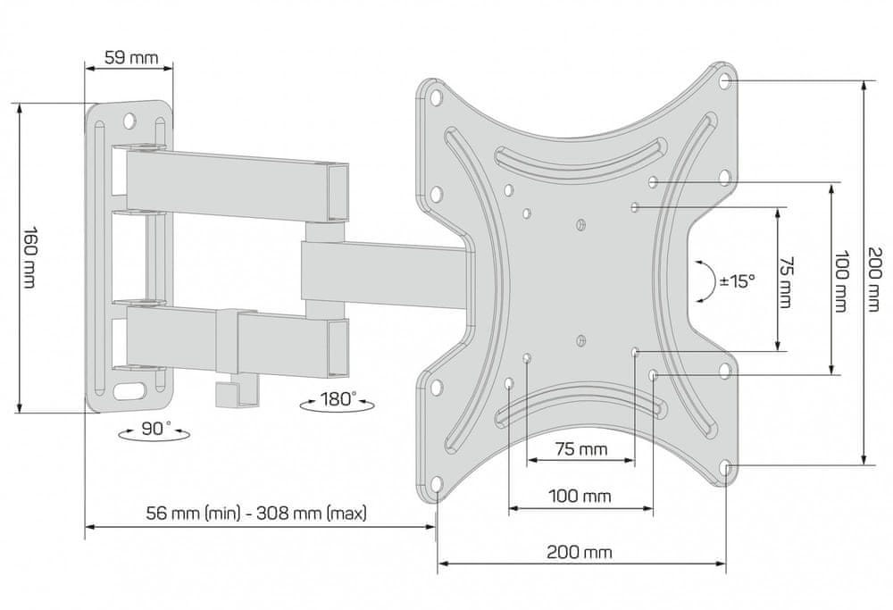 Standard VESA – Kompatybilność z różnymi rozmiarami telewizorów