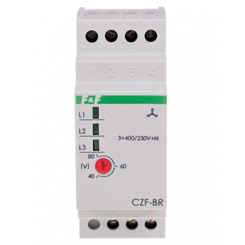 Przekaźnik kolejności i zaniku fazy CZF-BR-TRMS – Niezawodna ochrona Twojego systemu elektrycznego
