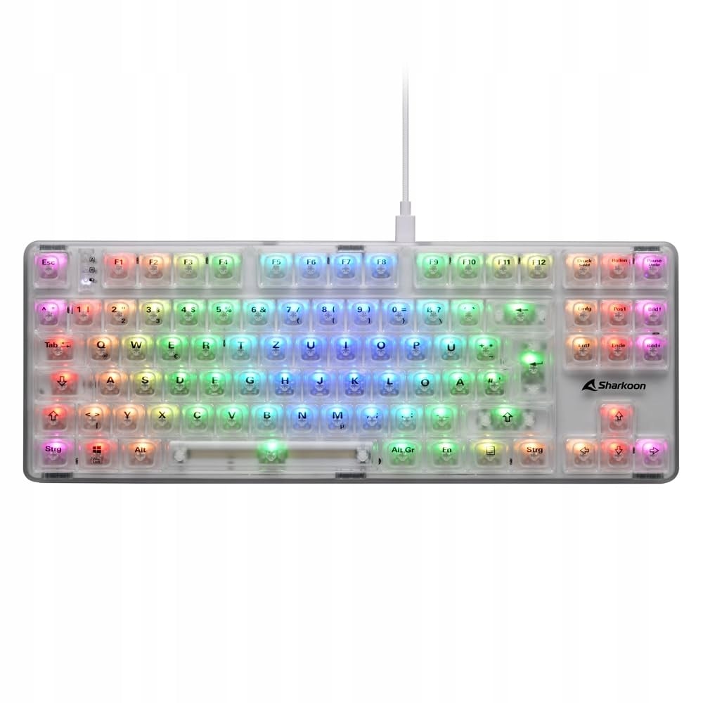 Sharkoon Gaming Tastatur Crystal Shark – Klawiatura dla prawdziwych graczy