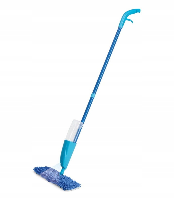 Spontex Mop Quick Spray Duo – Płaski dwustronny mop z funkcją spryskiwacza