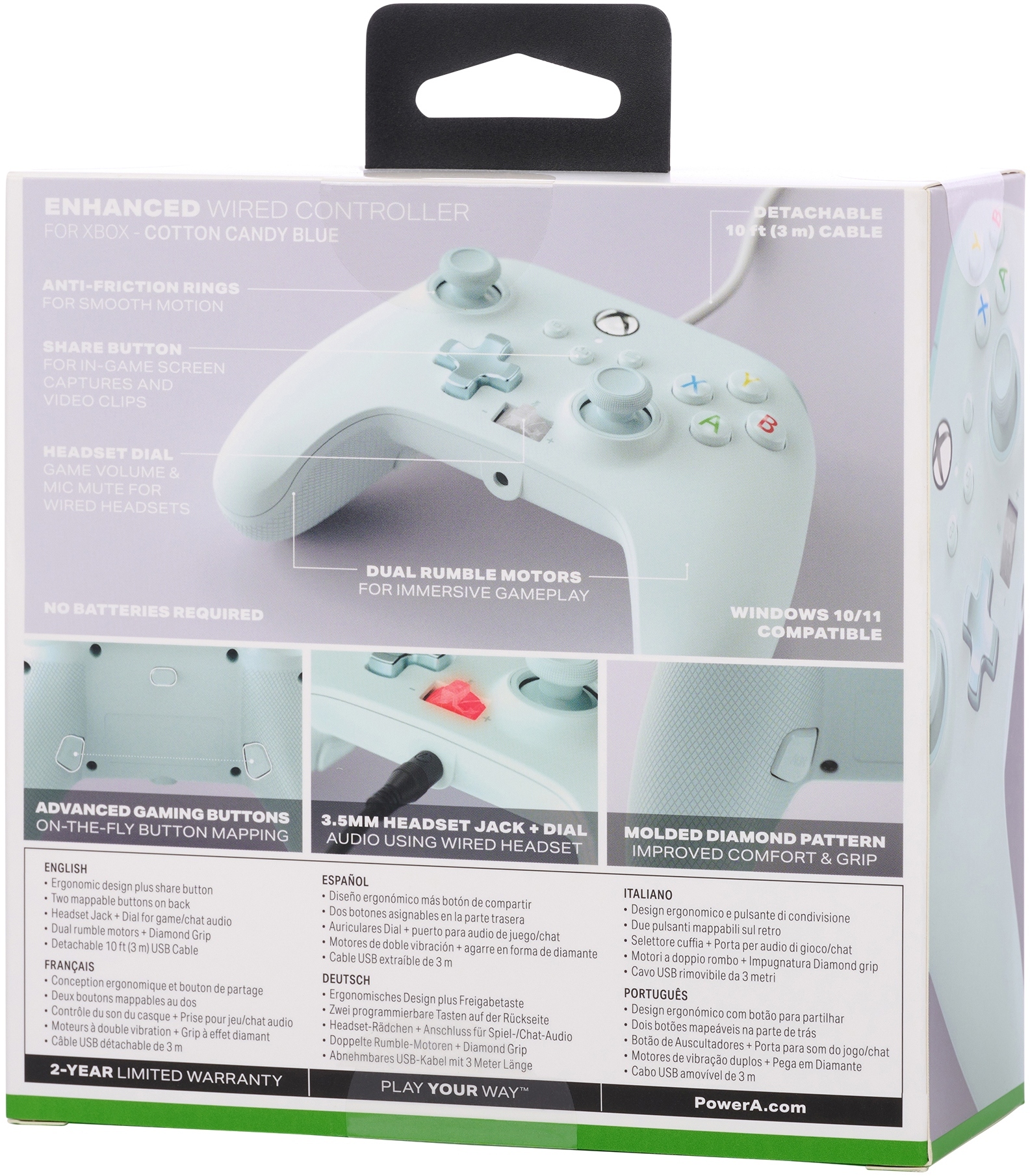 Dwa mapowalne przyciski Advanced Gaming Buttons