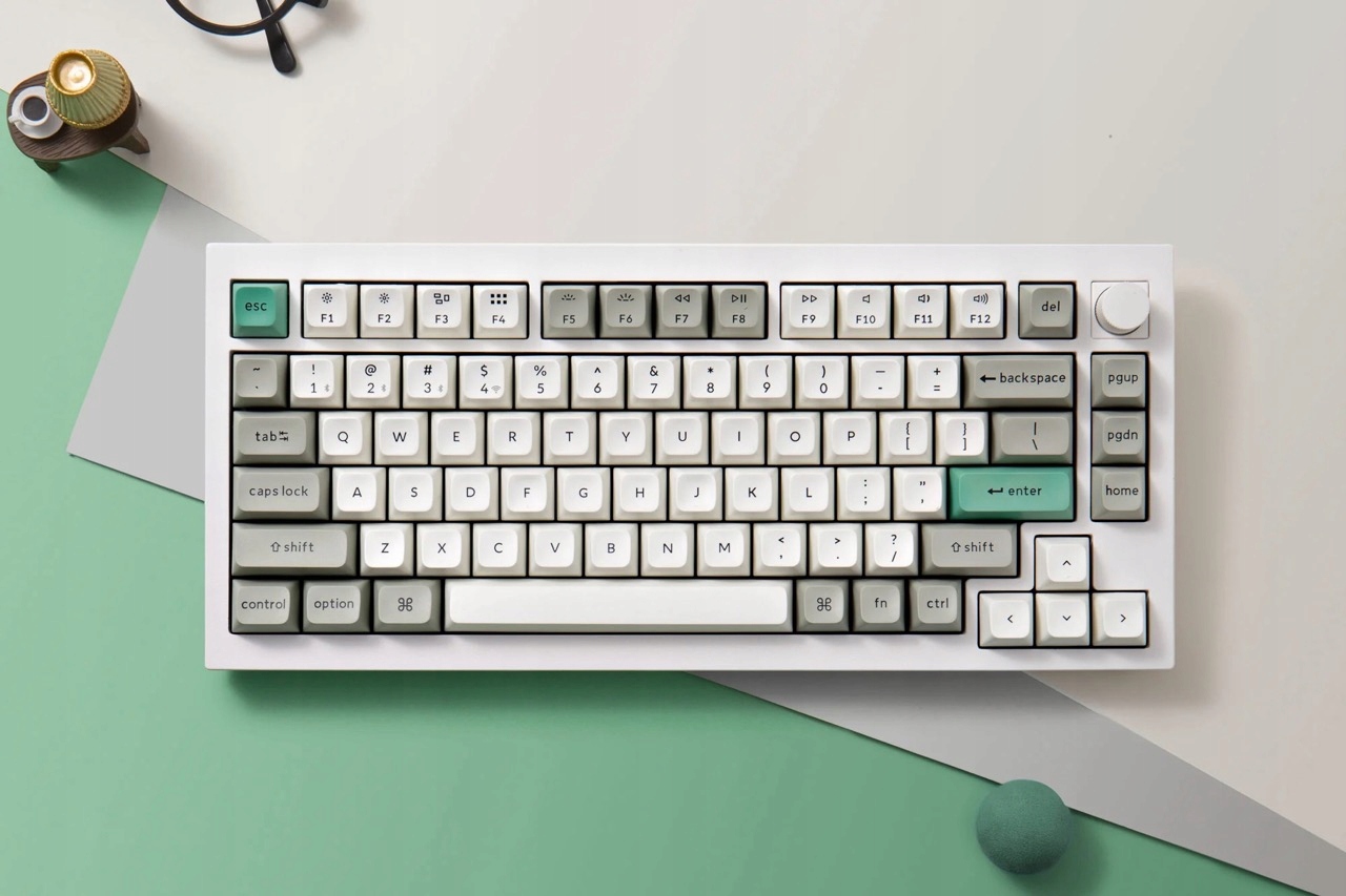 Ergonomiczne keycapy Double-shot PBT