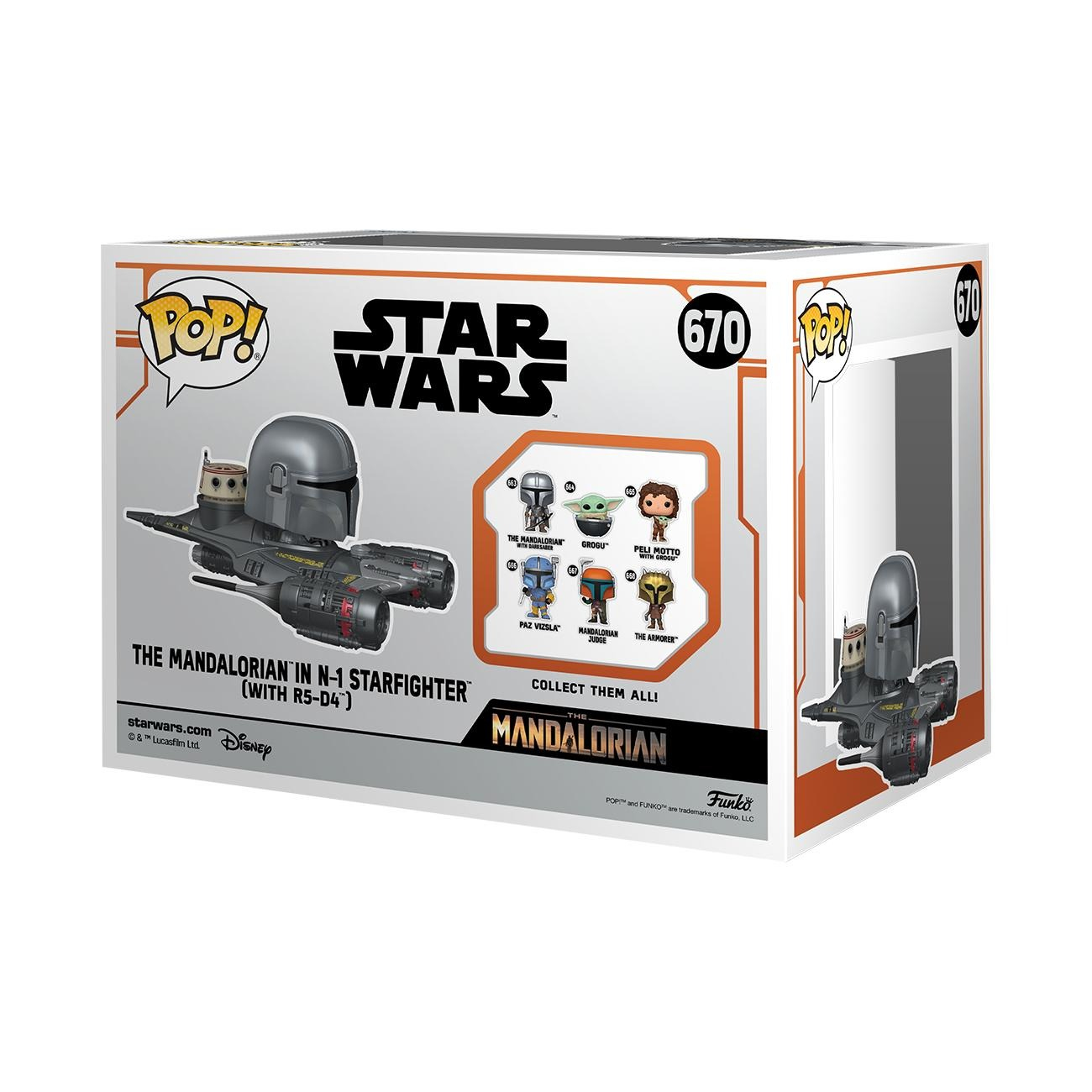 Stylowy myśliwiec N-1 z droidem R5-D4