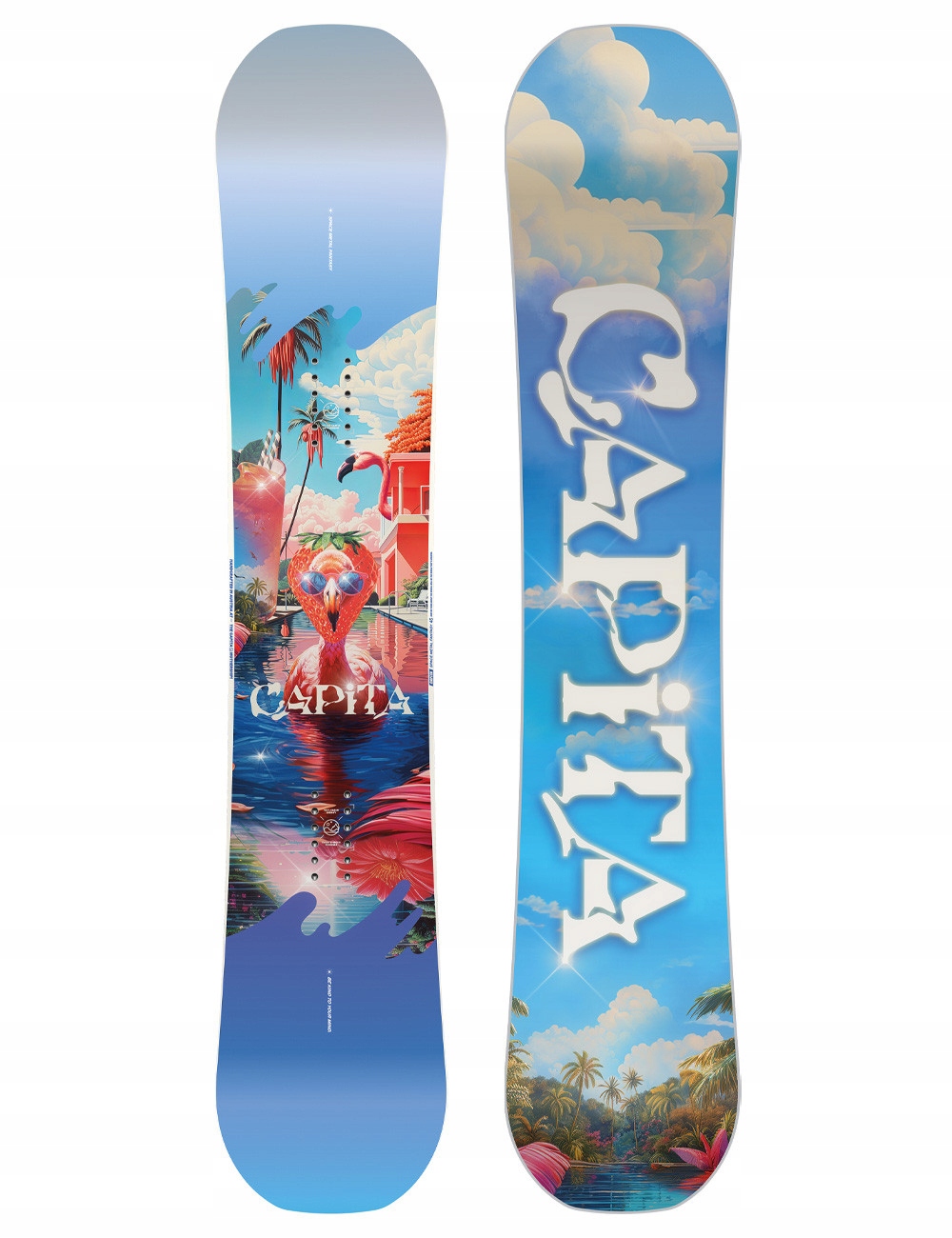Deska snowboardowa Capita Space Metal Fantasy 143cm – Idealna dla kobiet na każdą trasę