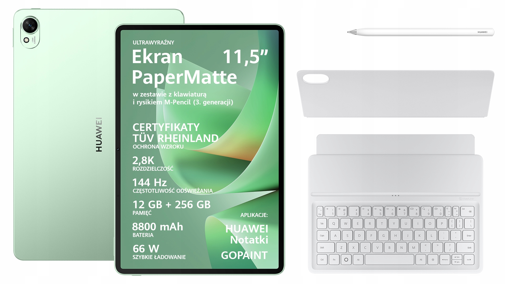 Ultrawyraźny matowy wyświetlacz PaperMatte