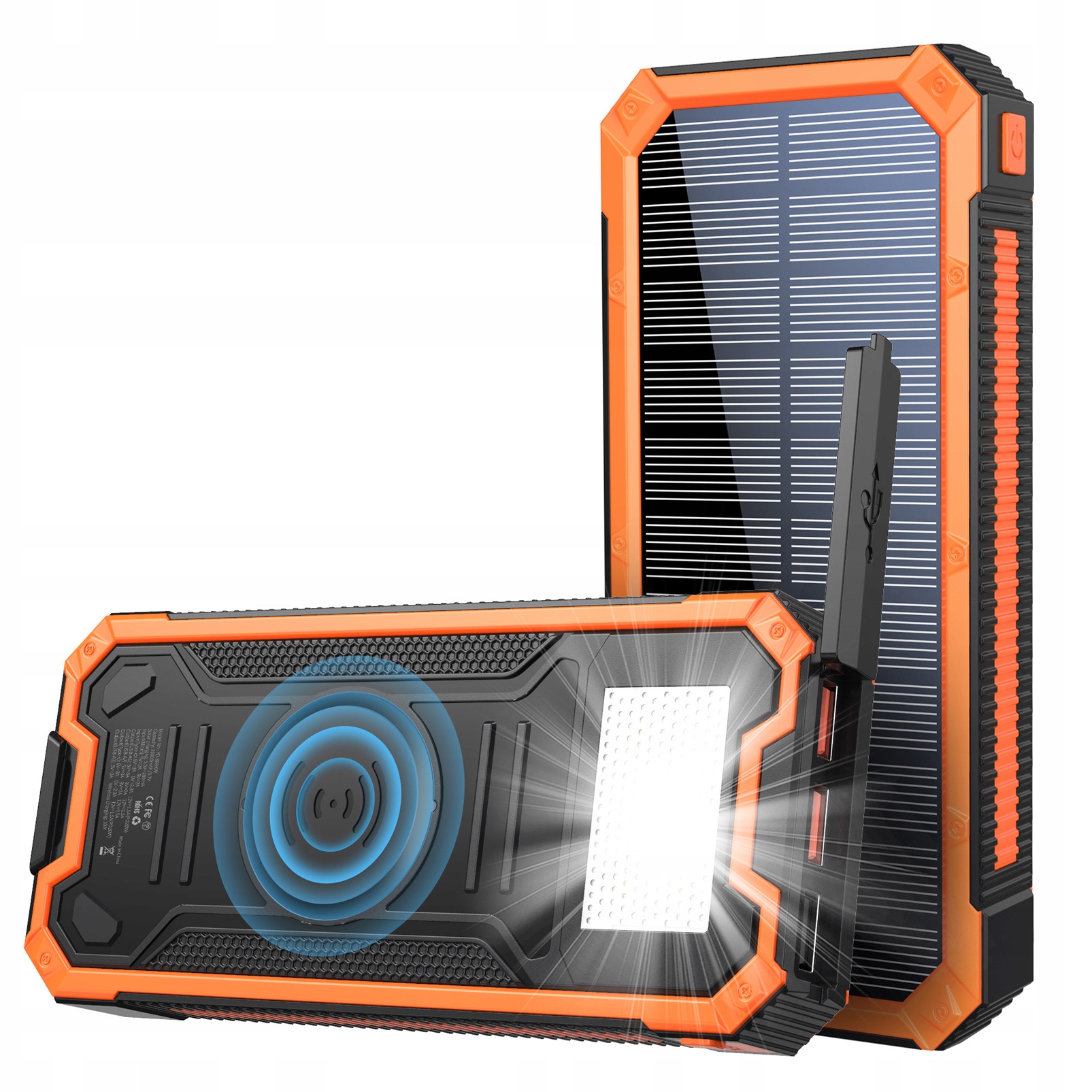 Powerbank Solarny 4xUSB 20000mAh 20W Indukcja – Niezawodne źródło energii