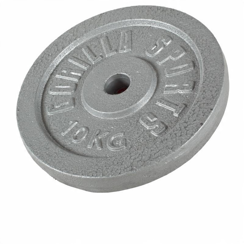 Obciążenie żeliwne 10 kg Gorilla Sports – Idealne do treningu siłowego