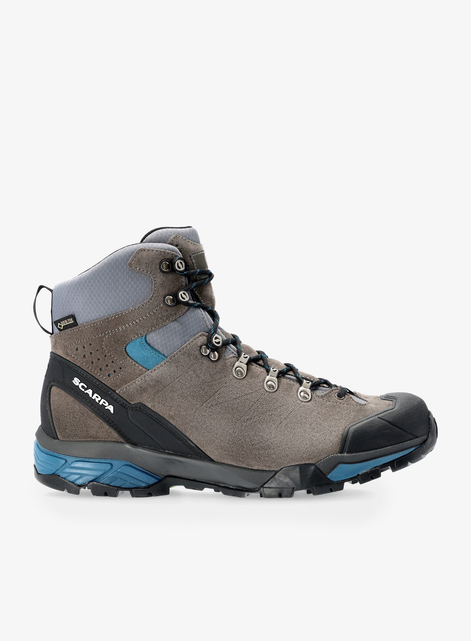 Buty trekkingowe Scarpa ZG Trek GTX - titanium/lake blue - Idealne na długie wędrówki