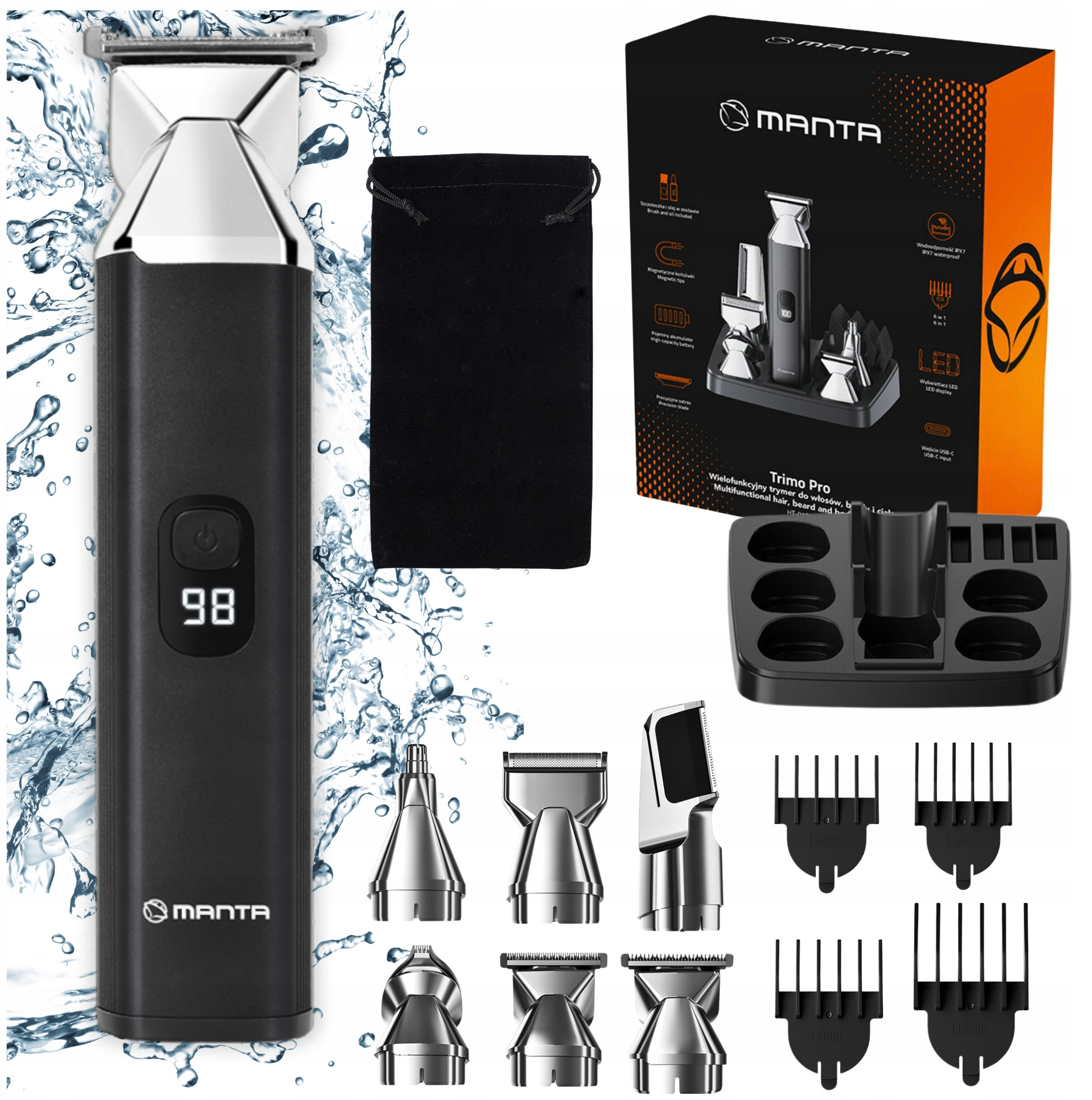 Trymer maszynka golarka do włosów TRIMO PRO – Precyzyjna pielęgnacja w zasięgu ręki