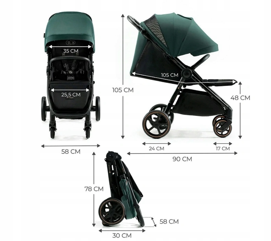 Wygodne wsiadanie i 5-punktowe pasy bezpieczeństwa – Maksymalne bezpieczeństwo podczas jazdy