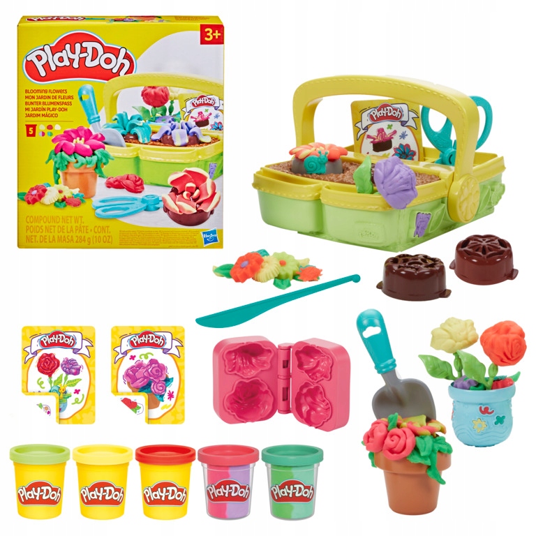 PLAY-DOH Ciastolina Zestaw Kwitnące Kwiaty – Kreatywna zabawa dla najmłodszych