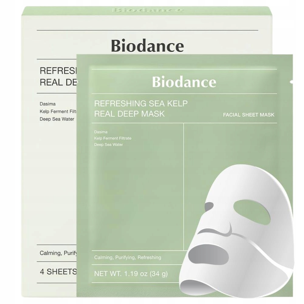 Biodance Refreshing Sea Kelp Real Deep Mask* – Intensywna pielęgnacja dla Twojej skóry
