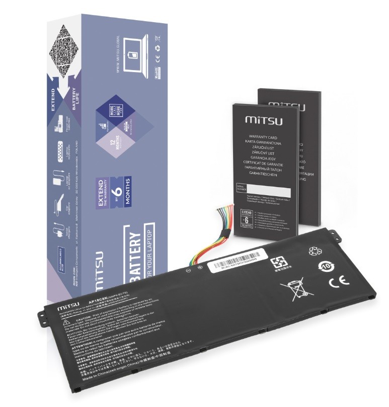 Bateria Mitsu AP18C4K AP18C8K do laptopów Acer – Wydajność i niezawodność