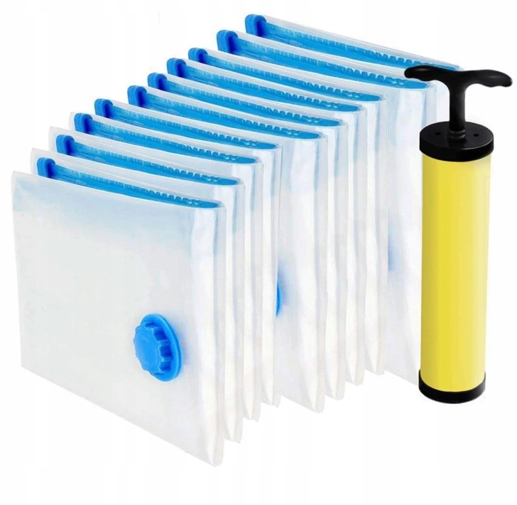 Bezpieczne i wielokrotnego użytku worki próżniowe