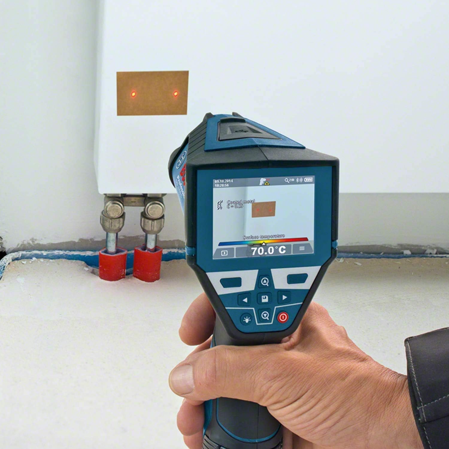 Bosch Professional GIS 1000 C – Termo-detektor do precyzyjnego pomiaru temperatury