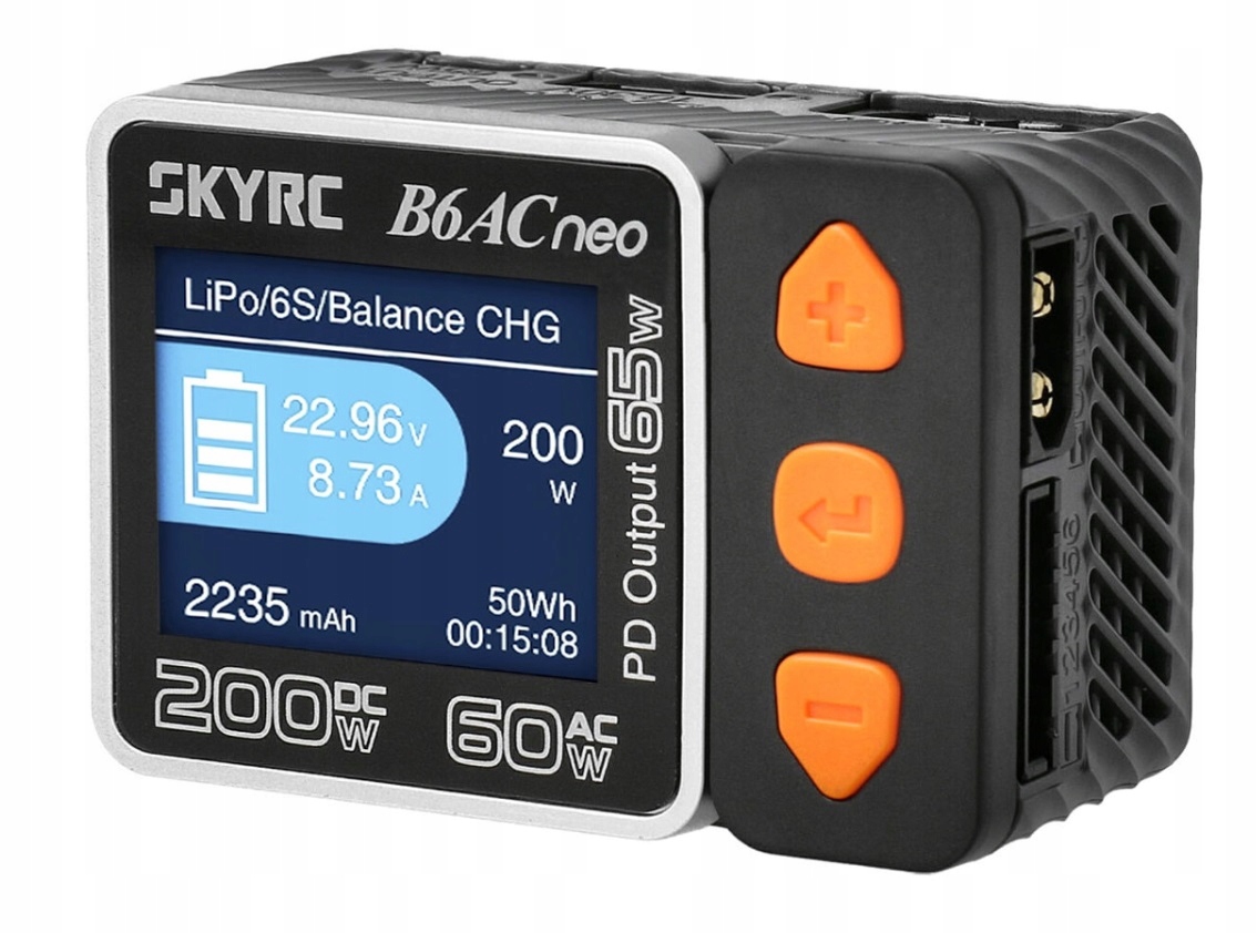 SkyRC B6ACneo – Kompaktowa ładowarka AC/DC o mocy 200W