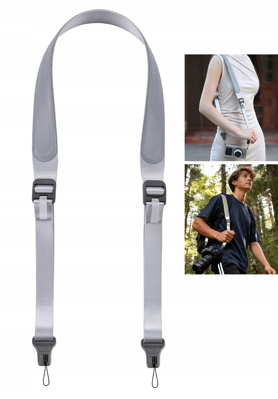 Pasek Na Szyję Ramię Anti-Tangle U-snap do 60kg na Aparat DSLR Ulanzi CSS1 – Komfort i bezpieczeństwo w fotografii