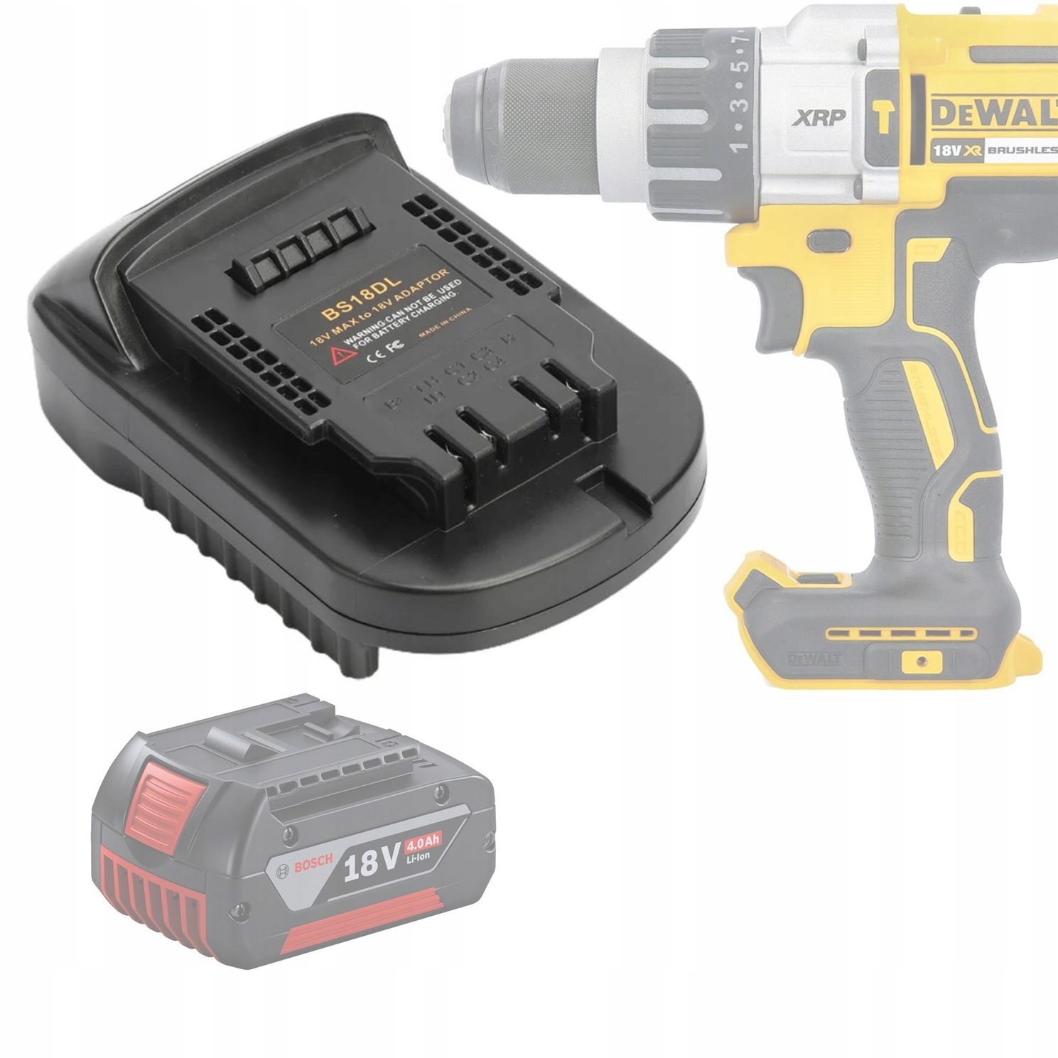 Adapter Akumulatora Przejściówka Konwerter Bosch 18V do Narzędzi Dewalt – Wydajność i wszechstronność