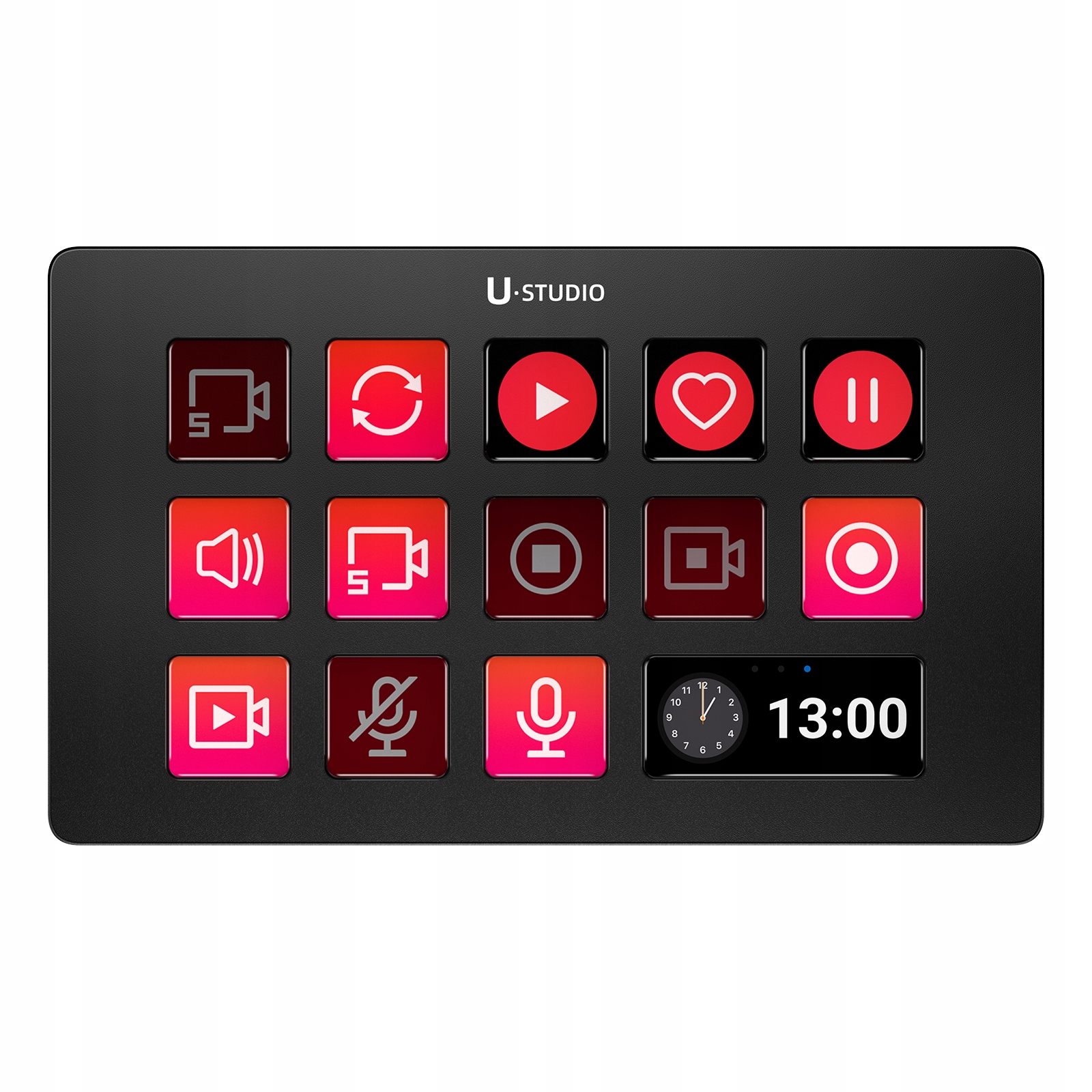 14 programowalnych klawiszy LCD do zarządzania pracą