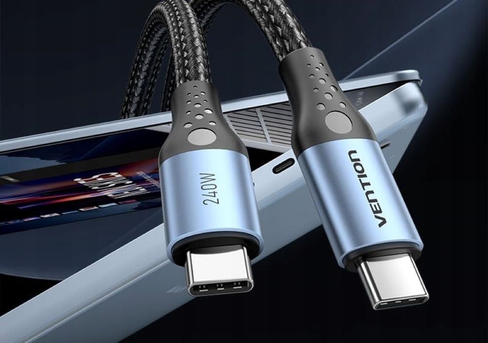 Maksymalna moc ładowania 240W – Idealny do laptopów i urządzeń wymagających dużej energii