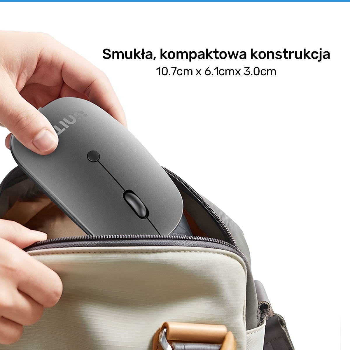 Smukła i ergonomiczna konstrukcja dla komfortu użytkowania