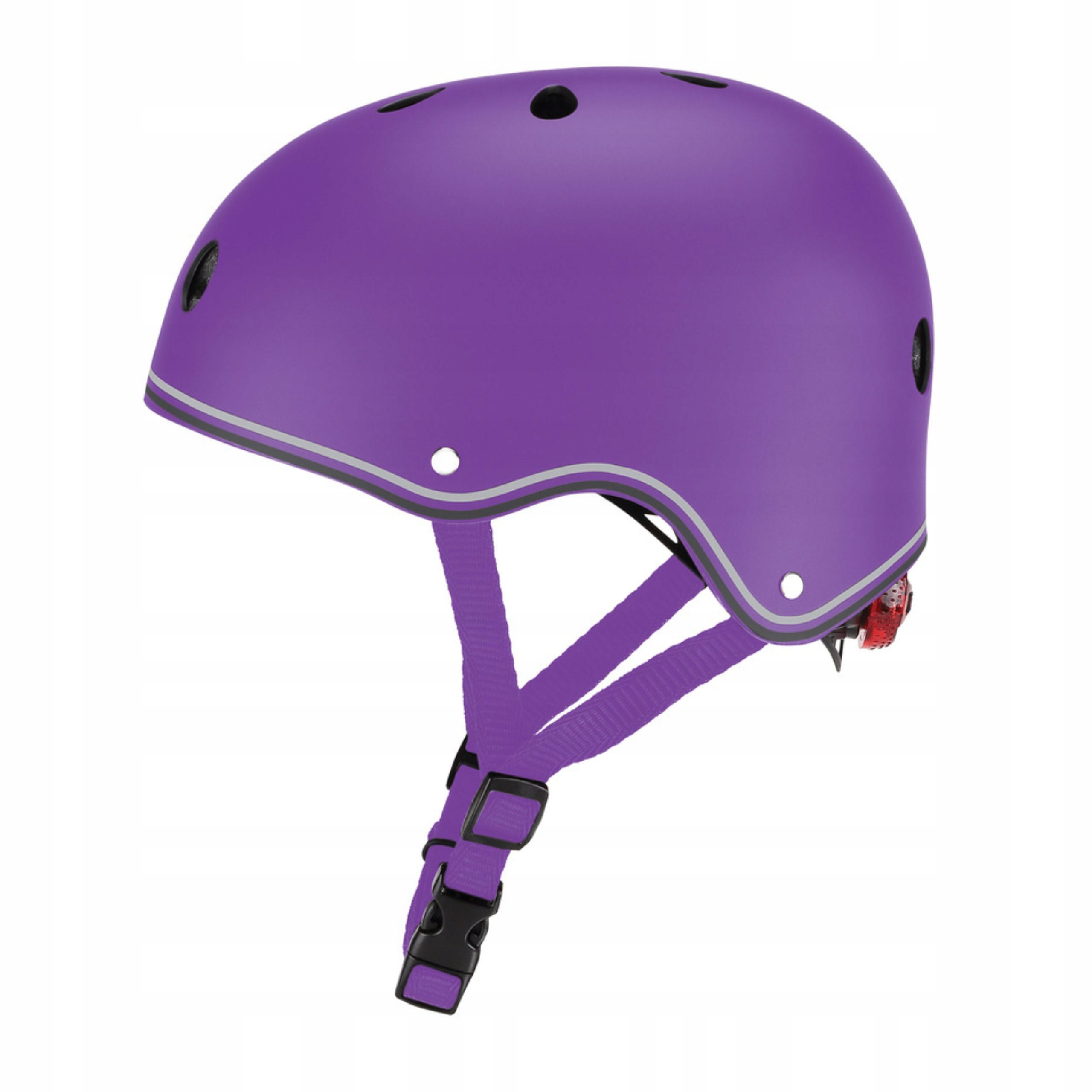 Kask dziecięcy Globber Kids / Violet – Bezpieczna jazda na rowerze, rolkach i hulajnodze