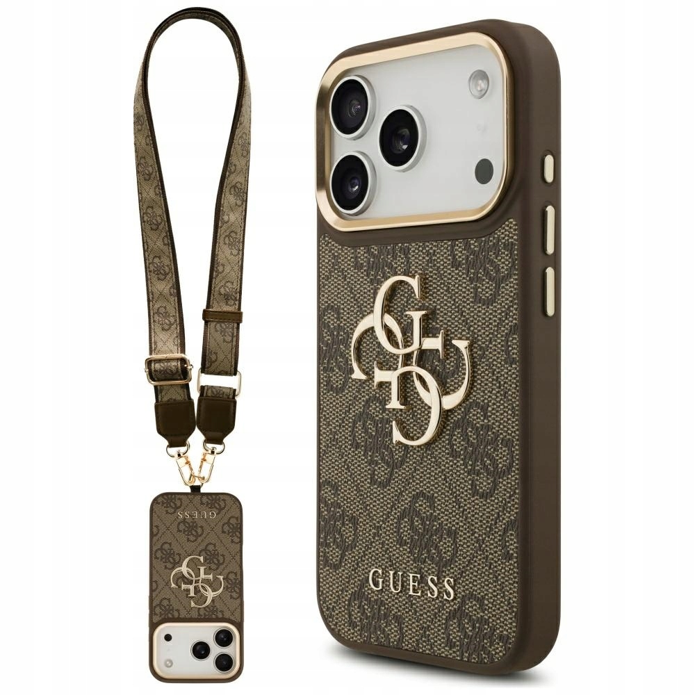 Etui Guess 4G Big 4G Classic Logo Big Strap Metal Buttons do iPhone 17 Pro – Elegancja i styl