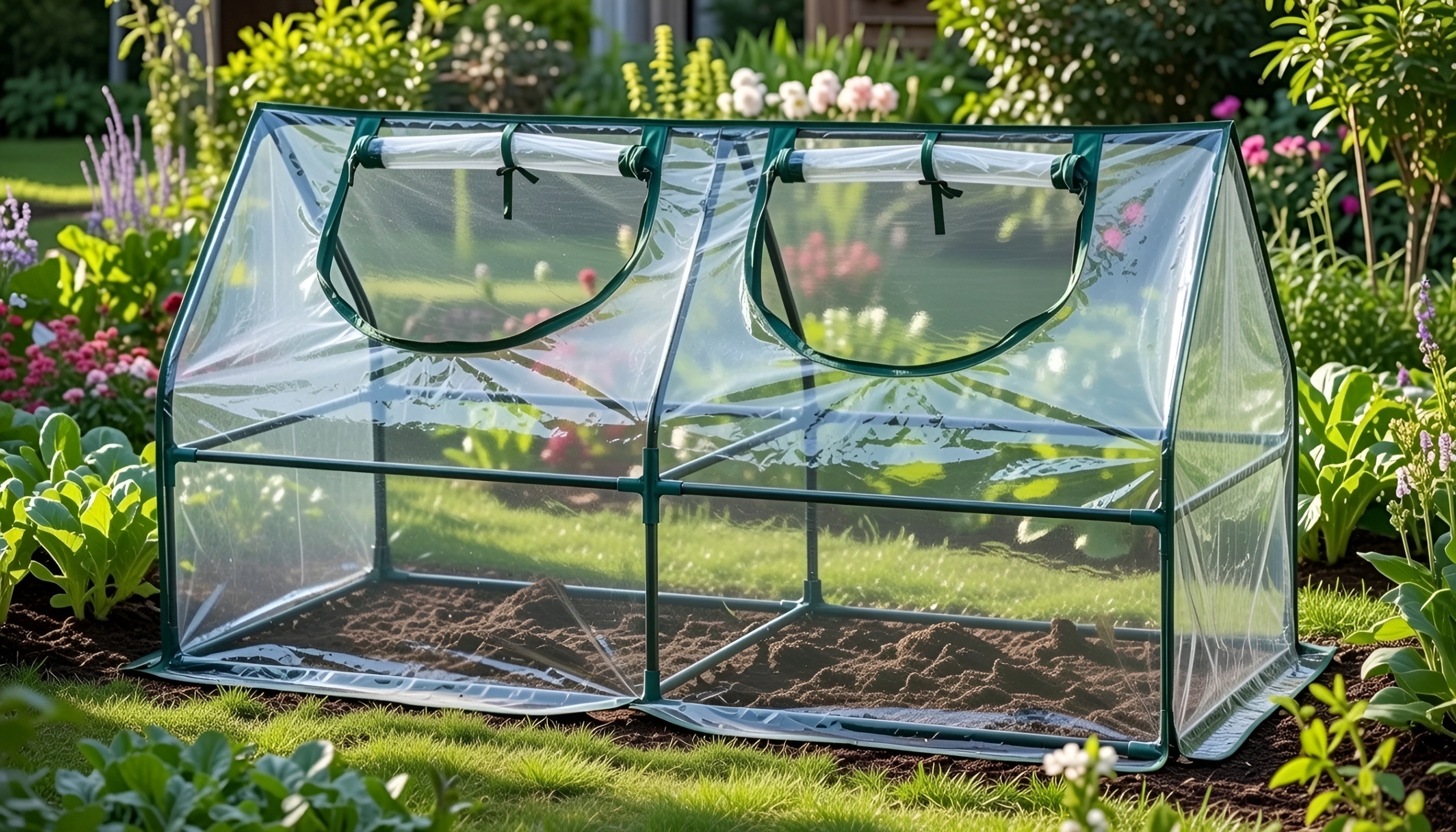 AWTOOLS Tunel foliowy Mini szklarnia 120x62x60cm – Idealne rozwiązanie dla Twojego ogrodu