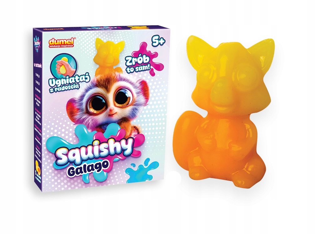 Squishy Galago – Kreatywny zestaw do tworzenia własnych figurek