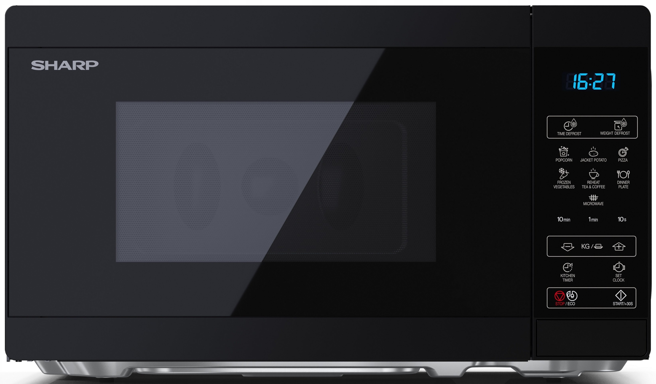 Kuchenka mikrofalowa Sharp YC-MS02E-B – Wydajność i nowoczesny design