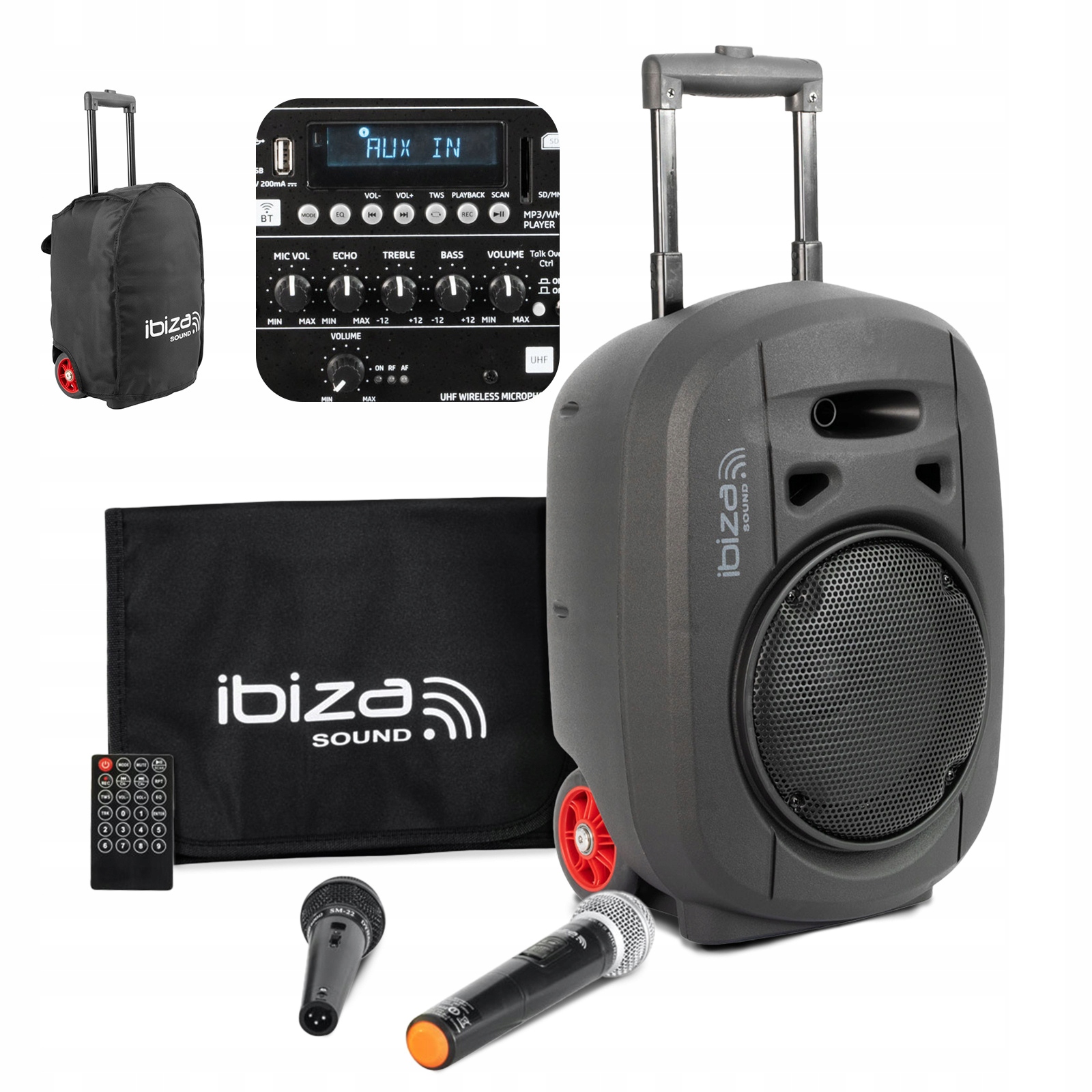 Funkcje multimedialne – Wejścia USB, SD, Line oraz Mic