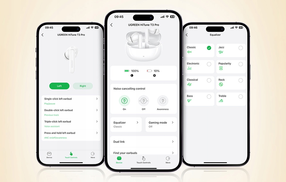 Personalizacja przez aplikację – Dostosuj słuchawki do swoich potrzeb