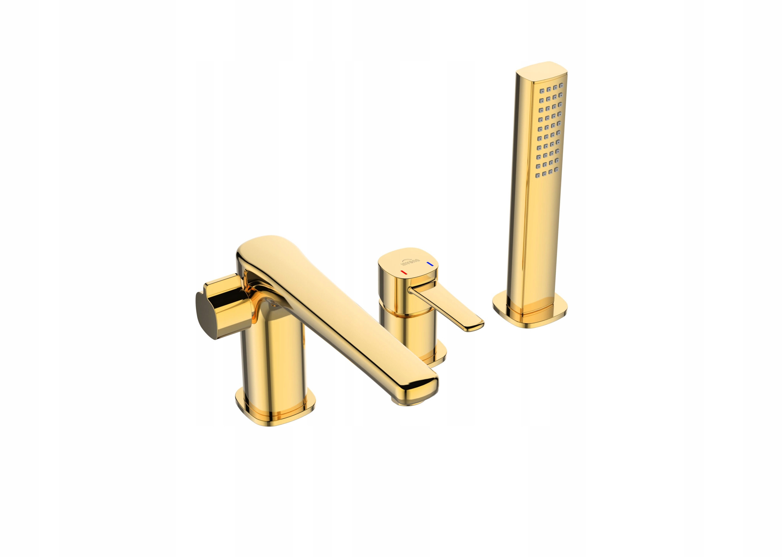 Stylowa armatura w kolorze złotym