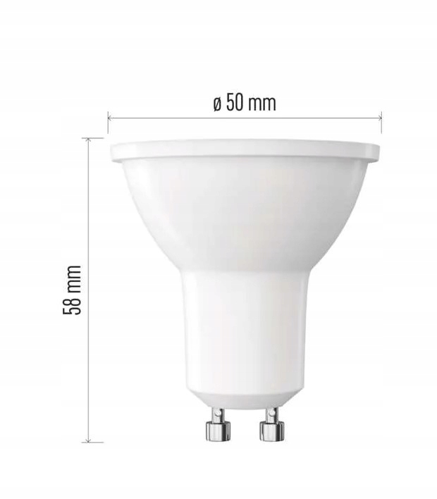 Wymiary i kształt – Kompaktowy design MR16