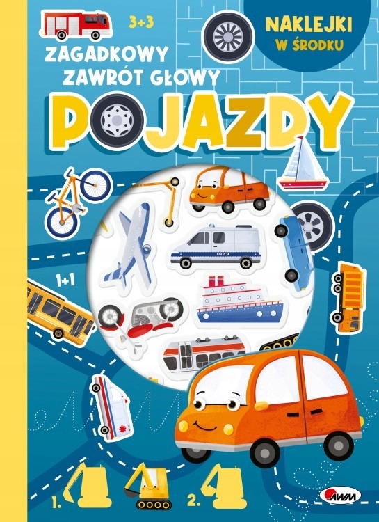 Zagadkowy zawrót głowy – Pojazdy – Edukacyjna przygoda dla przedszkolaków