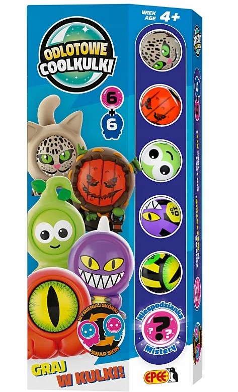 Figurka Epee Figurka Odlotowe Coolkulki - 6 kulek + 6 ubranek - totem box niebieski