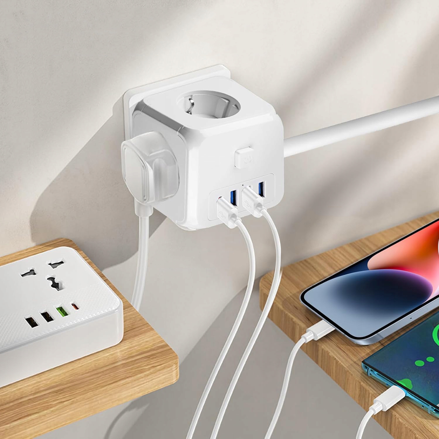 MORRE KOSTKA ZASILAJĄCA 3G, 2xUSB, 2xUSB-C 1,5m – Doskonałe rozwiązanie do zasilania wielu urządzeń