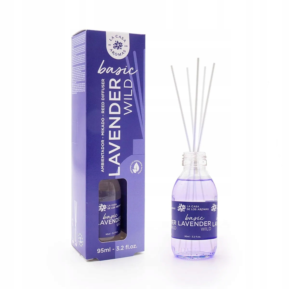 Basic patyczki zapachowe Lavender Wild 95ml – Aromatyczna harmonia w Twoim wnętrzu