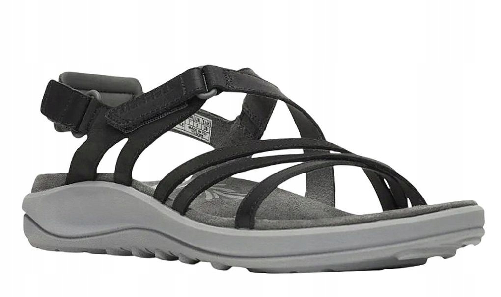 Komfort i styl w czarnych sandałach Merrell