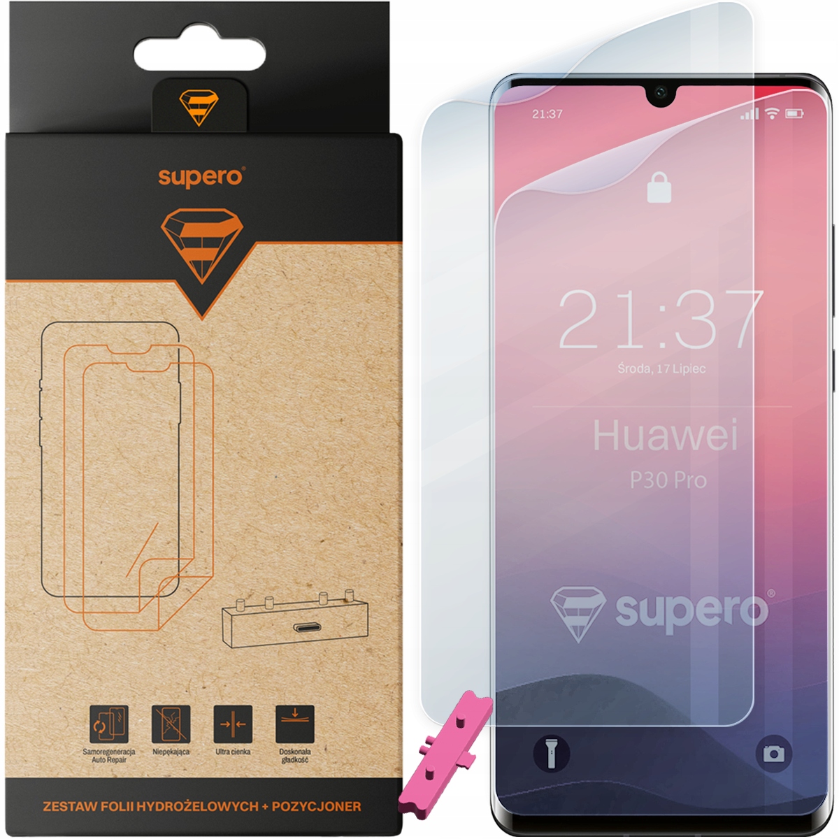 Folia hydrożelowa do Huawei P30 Pro, Supero – Ochrona na najwyższym poziomie