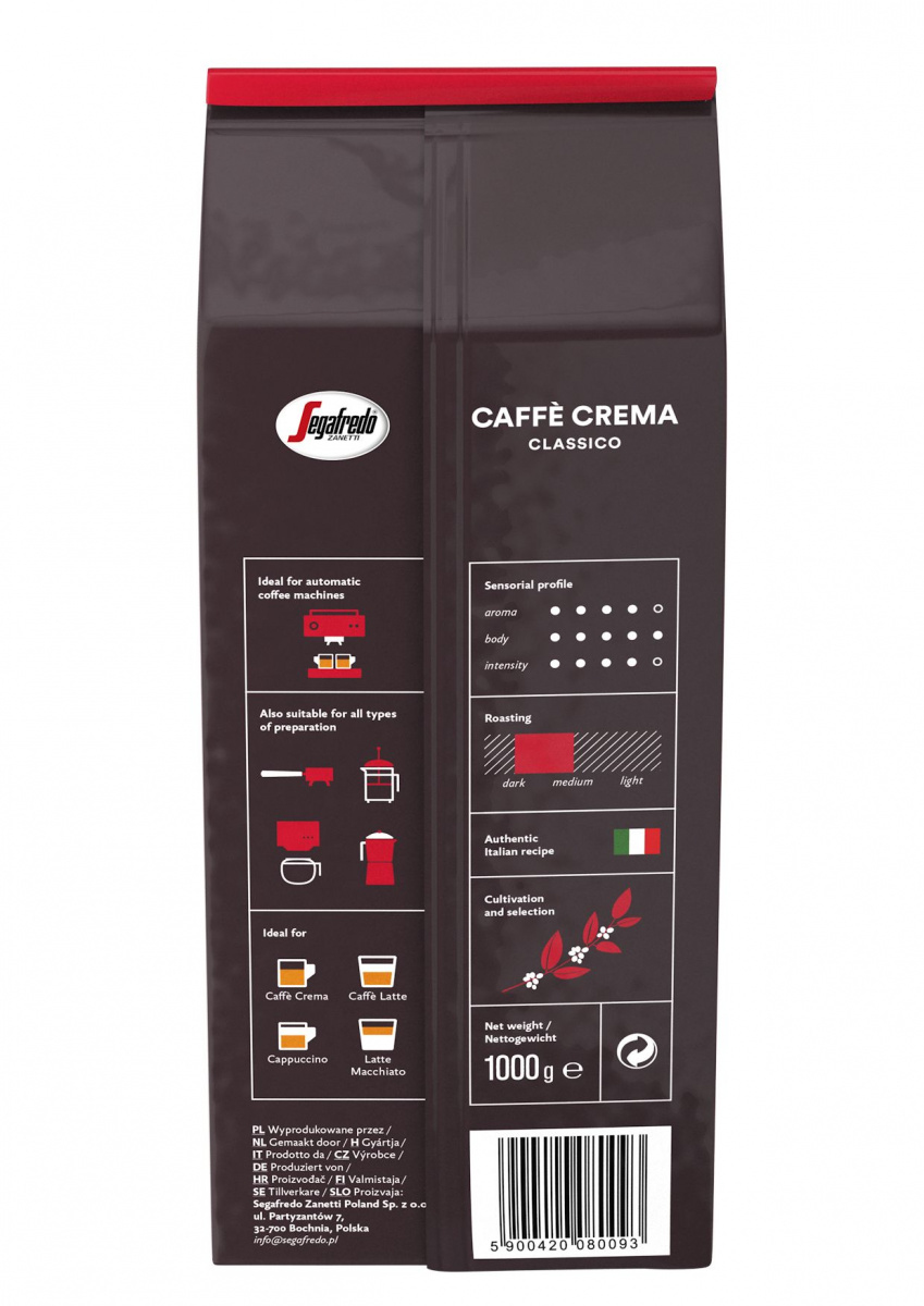 Metody parzenia kawy Segafredo Caffe Crema Classico