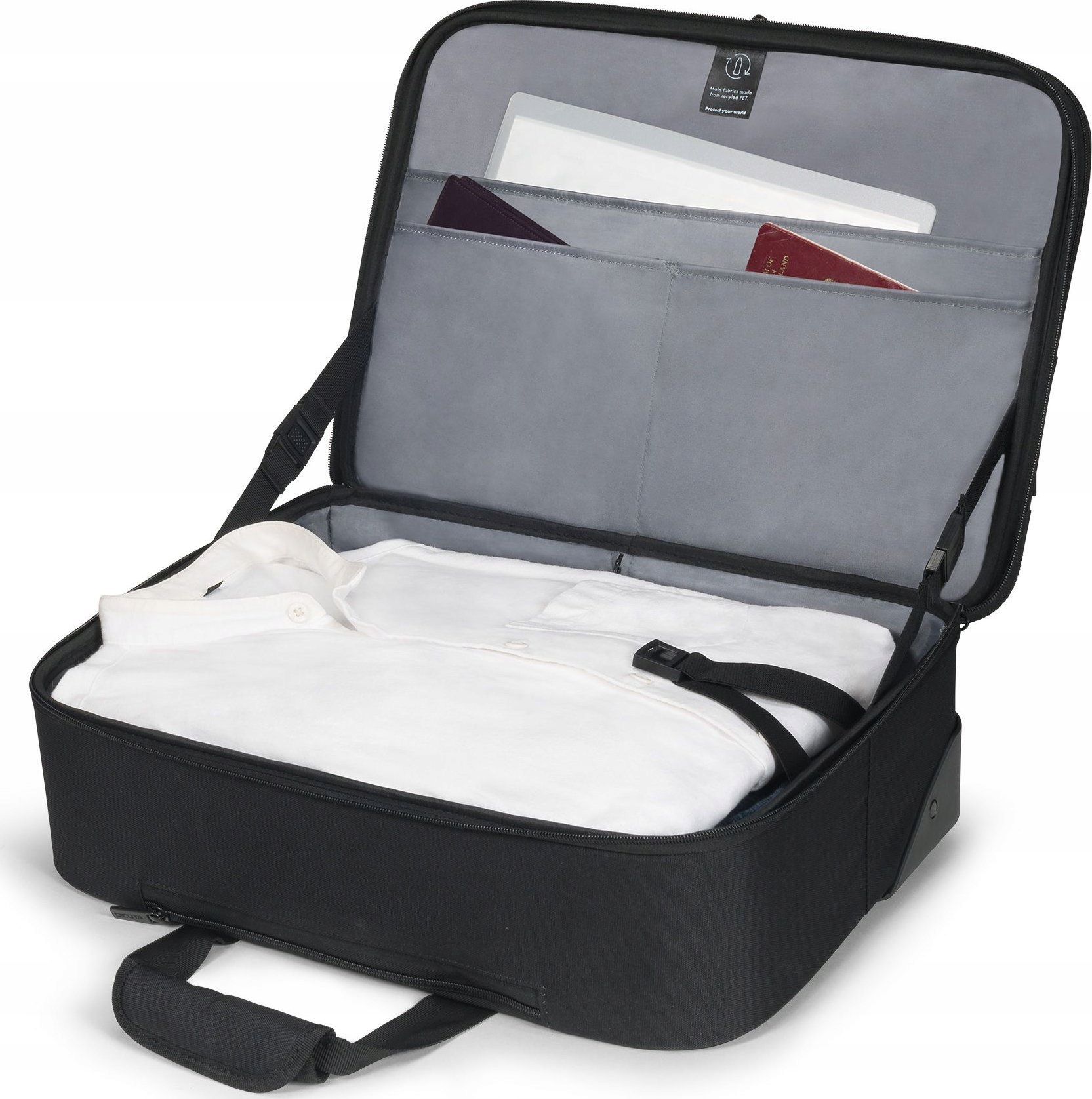 Funkcjonalne kieszenie i uchwyty do przenoszenia