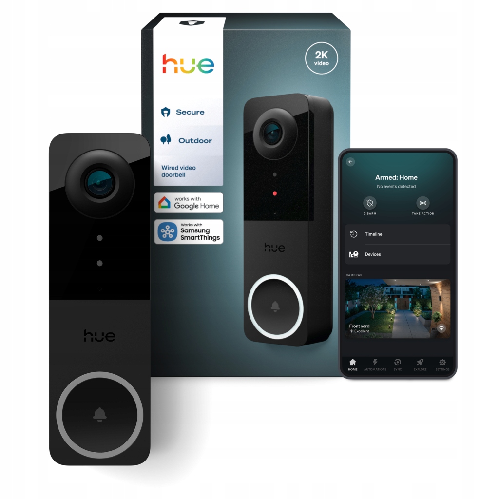 Hue Video Doorbell Camera, EU/UK – Inteligentne zabezpieczenie Twojego domu