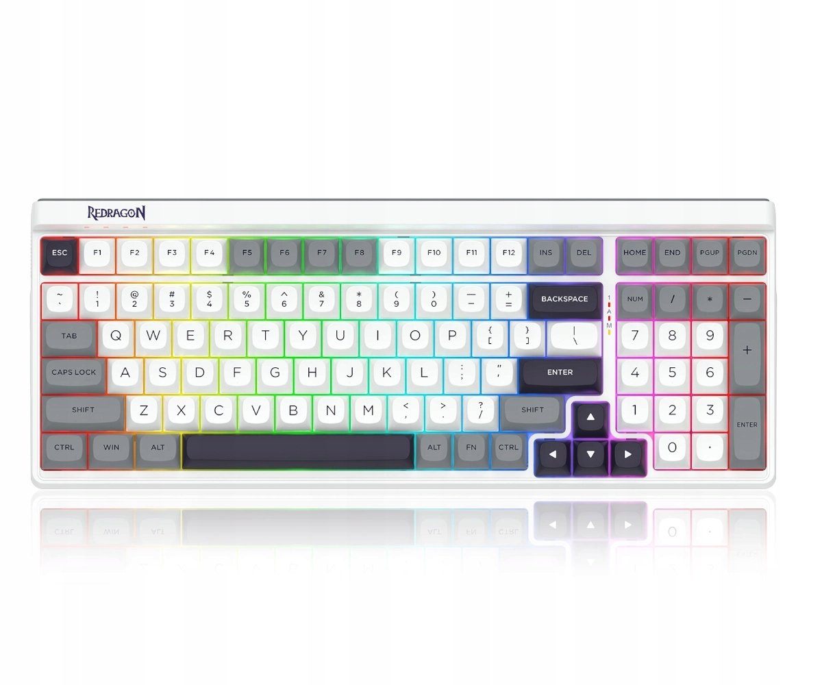Klawiatura mechaniczna Redragon Garen Pro K656WGB-RGB-PRO – Wydajność i styl w jednym