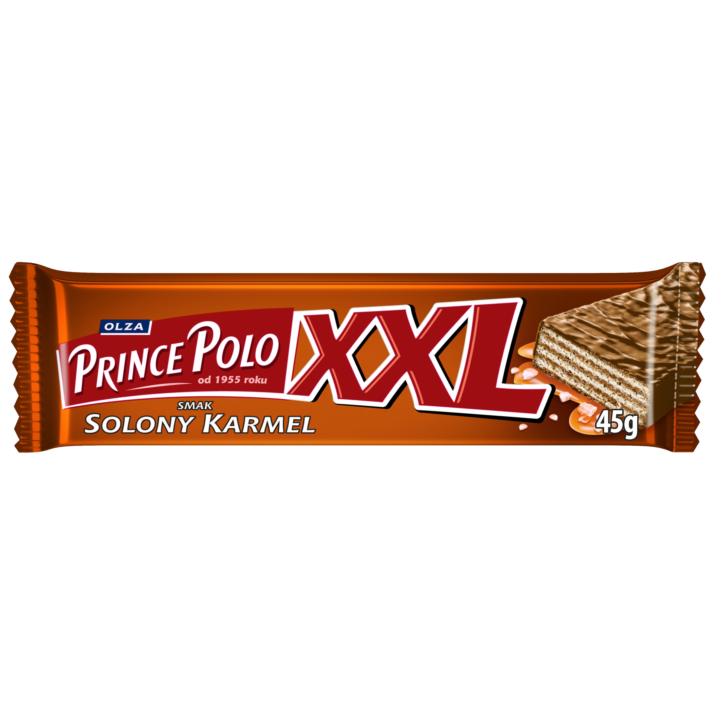 Wafelek Solony Karmel XXL - 45 g od Prince Polo – Słodka przyjemność na każdą chwilę