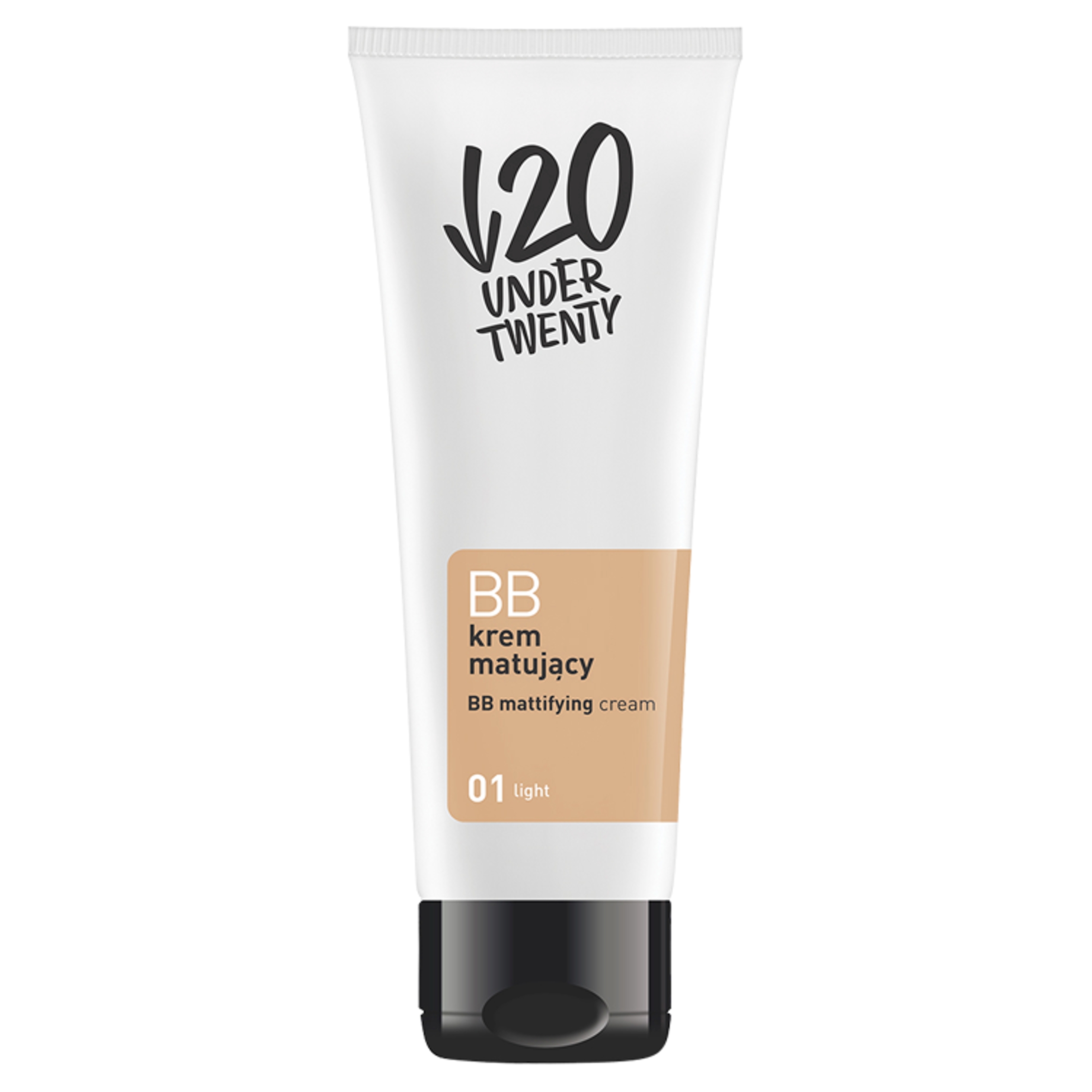 Under Twenty Matujący krem BB 01 Light – Idealne rozwiązanie dla młodej cery