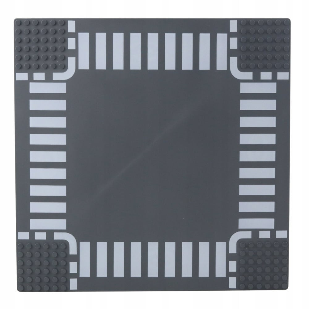 Realistyczny motyw skrzyżowania z pasami